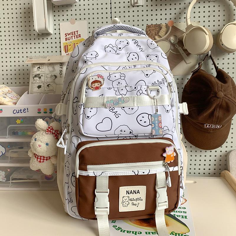 Grundschulmädchen  Hoher Wert Mittelschülerin Gymnasiastin  Studentin  Süßer Rucksack