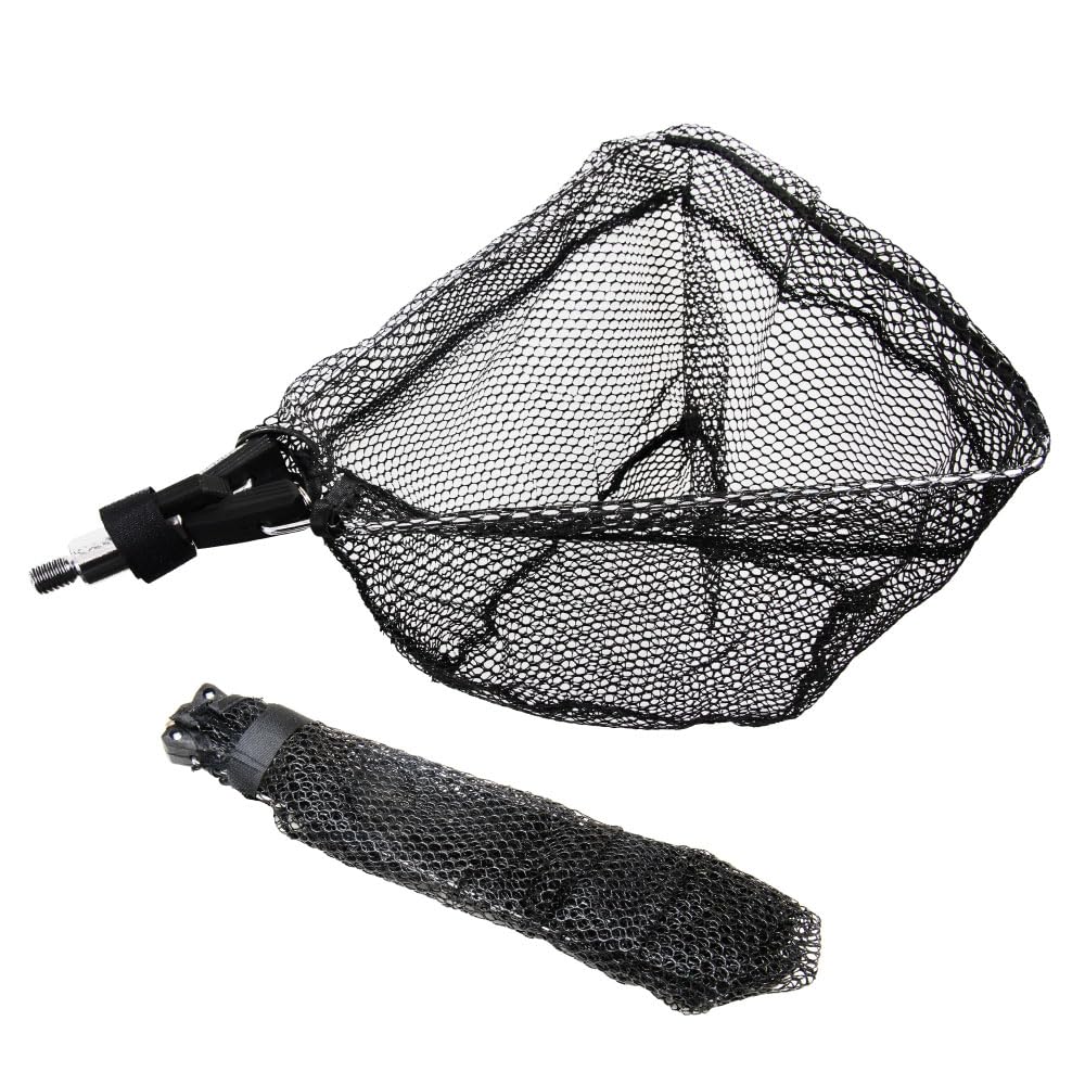 Basic Japan (BASIC JAPAN) One Touch Rangan Net Basic Japan (basic-460576) Compact Rubber Black Fishing Net Fishing Gear Fishing
