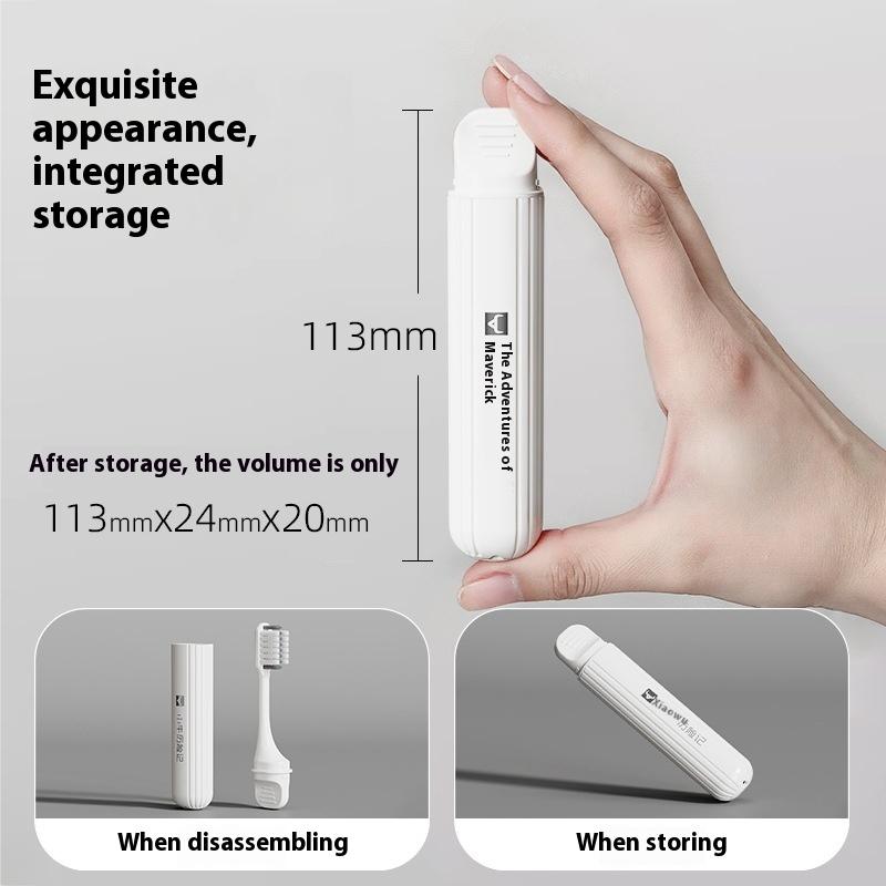 1Pcs Toothbrush Clean Braces Dental Tooth Brush Ultra-Fine Soft Bristle Toothbrush Oral Care Removable Folding Storage Design