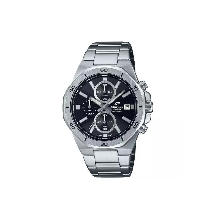 CASIO Men EDIFICE Black Watch EFV-640D-1A EFV-640D-1A Black Dial