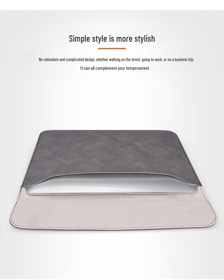 MacBook & Huawei Laptop Protector: 13-15.6 Inch Lambskin Pattern Sleeve