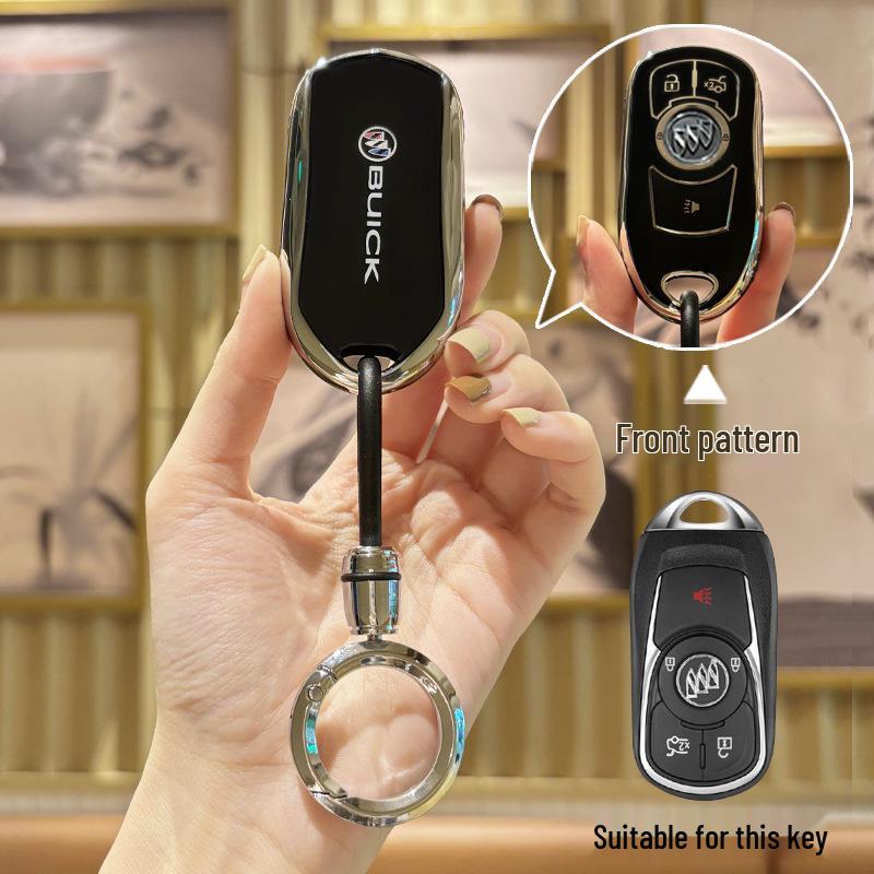 High-End Key Case for Buick: GL8, Envision S, LaCrosse ES, Landzun, Verano Plus, Regal - Women's Edition.