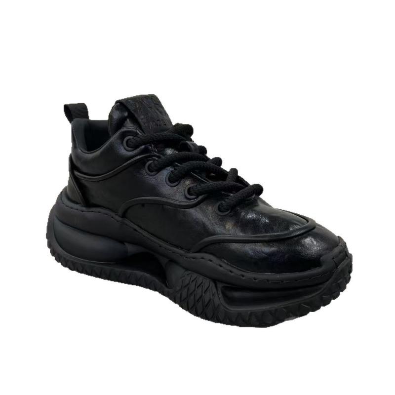 Men's Shoes New Thick-soled Heightening Retro Niche Shoes Fashion Trend Casual Trendy Shoes
