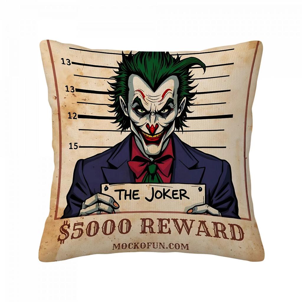 Joker Luxury Cushion Cover Interior Decoration Throw Pillow Covers for Living Room Cushions Home Decorations Anime
