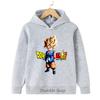 Boys DBZ Hoodie Spring Autumn Goku Vegeta Super Saiyan Kakarot Girls Clothes Sweatshirt