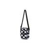 Vans Trend Acc Logo Checkerboard Polyester Shoulder Crossbody Bag Unisex bags Black White VN0A4P4MJ0Z