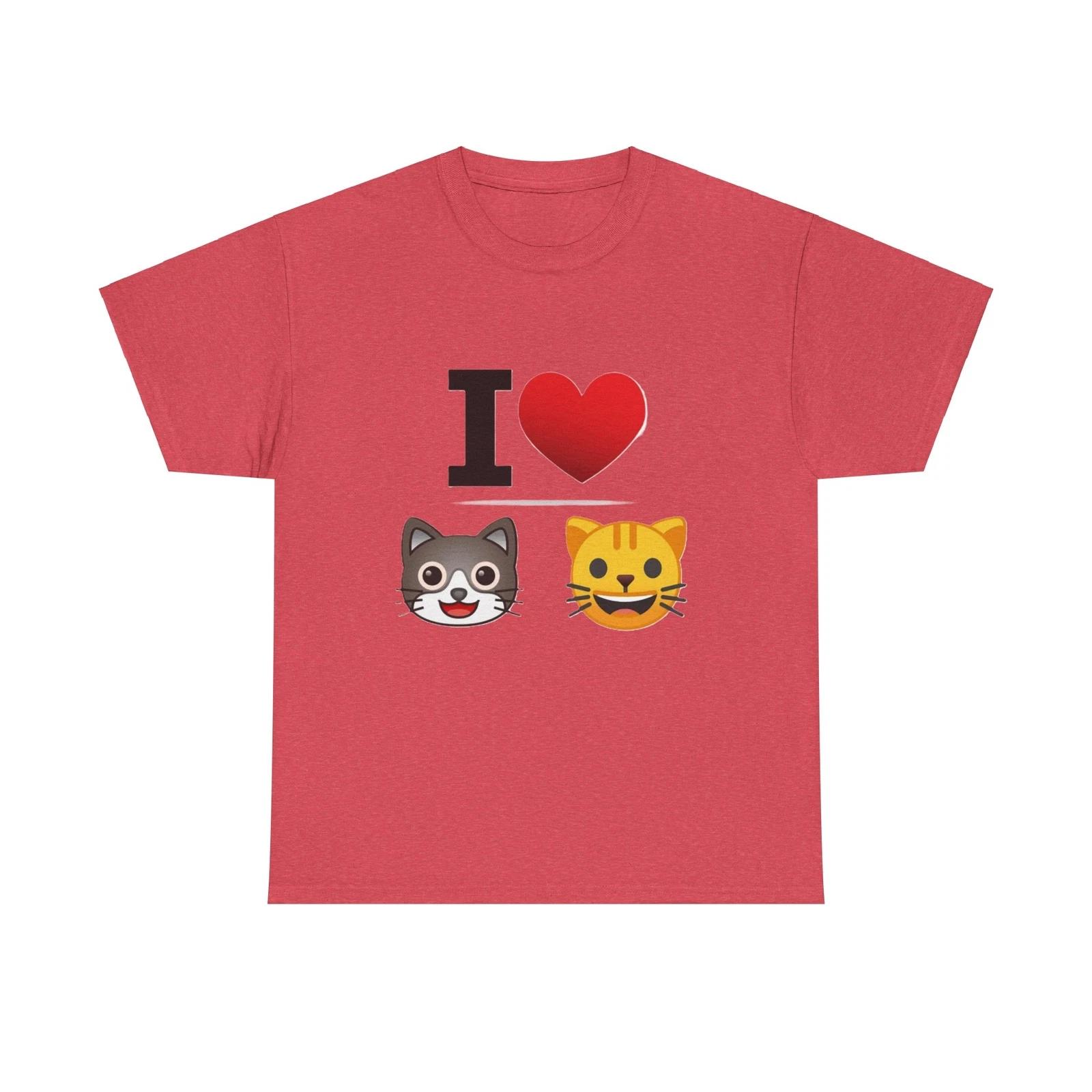 I Heart Cats - Unisex Heavy Cotton Children s Children s T Children s T-shirt 110