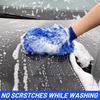 1pc, Chenille Plush Gloves for Car Cleaning Thickened Doublesided Car Cleaning Tools Ultrafine Fiber Car Washing Gloves