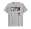 Marvel Spider-Man Classic Spiderweb Marvel Logo T-Shirt