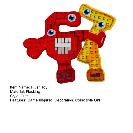 Game Inspired Plush Toy Soft Cartoon Stuffed Plushie Home Living Room Bedroom Plush Doll