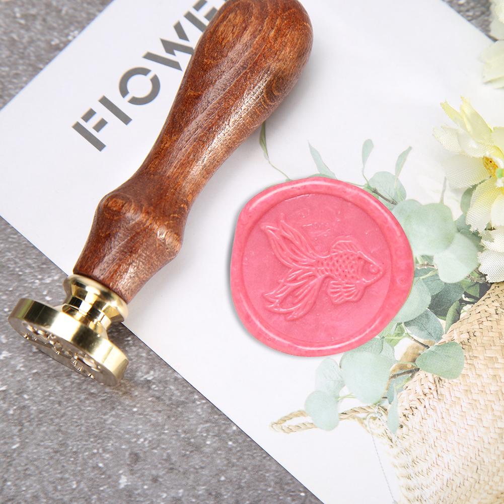 100pcs Octagon Red Sealing Wax Beads Retro Seal Stamp Beaded for Wedding Birthday Card Vintage Craft Envelope Letter Decor