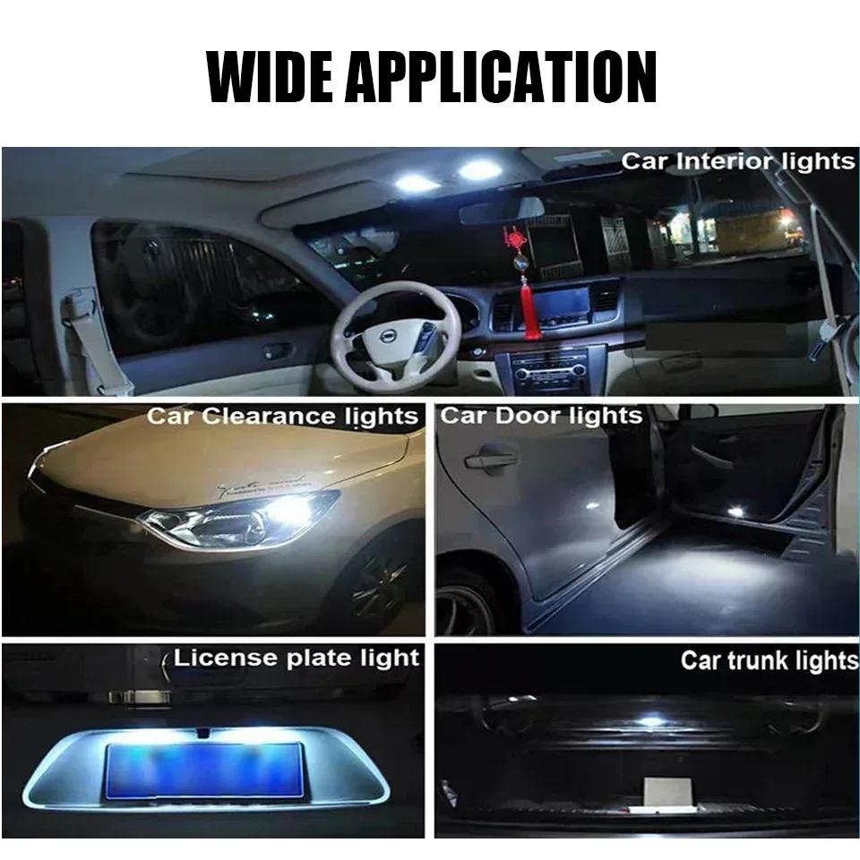 2pcs High Bright T10 W5W Led Car Light 26smd 4014 Smd Lamp Bulb Automobile Accessories License Plate Light