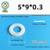 Thickened Nylon Plastic Flat Washer: Hard Plastic Gasket M2-M16