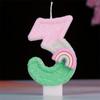 Birthday Girl Cake Candles And Stands Girl Funny Pink Colored Cute Candle Surprise Special Birthday Candles Children's Things