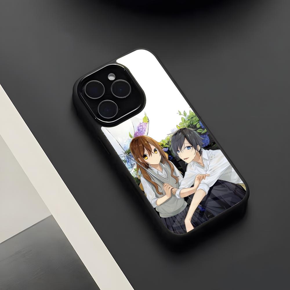 

Anime Horimiya Phone Case For IPhone 17 Pro Max 16 15 14 13 11 Pro Max Plus Glass Phone Case iPhone17 Air