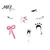 Temporary Face Tattoos for Party Halloween Tattoo Stickers, Waterproof Scary Makeup Decals Party, Funny Wound Scar Body Art Kids Adults Easy