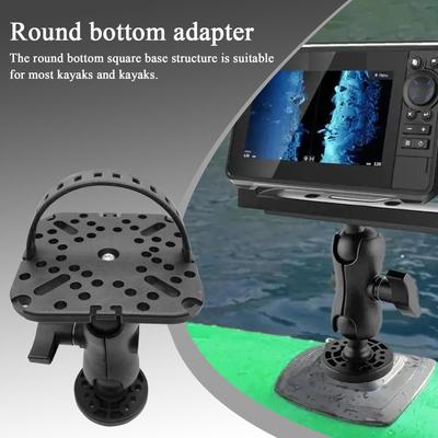 Suporte para Fish Finder Base de Suporte para Fish Finder Acessórios Marinhos Para Trilho Trilha Sonar Proa Convés Navegação Remo Aquático Pesca de Arraste