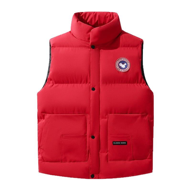 Men's Trendy Korean Style Winter Down Cotton Vest - Loose, Thickened, Handsome Outerwear Gilet