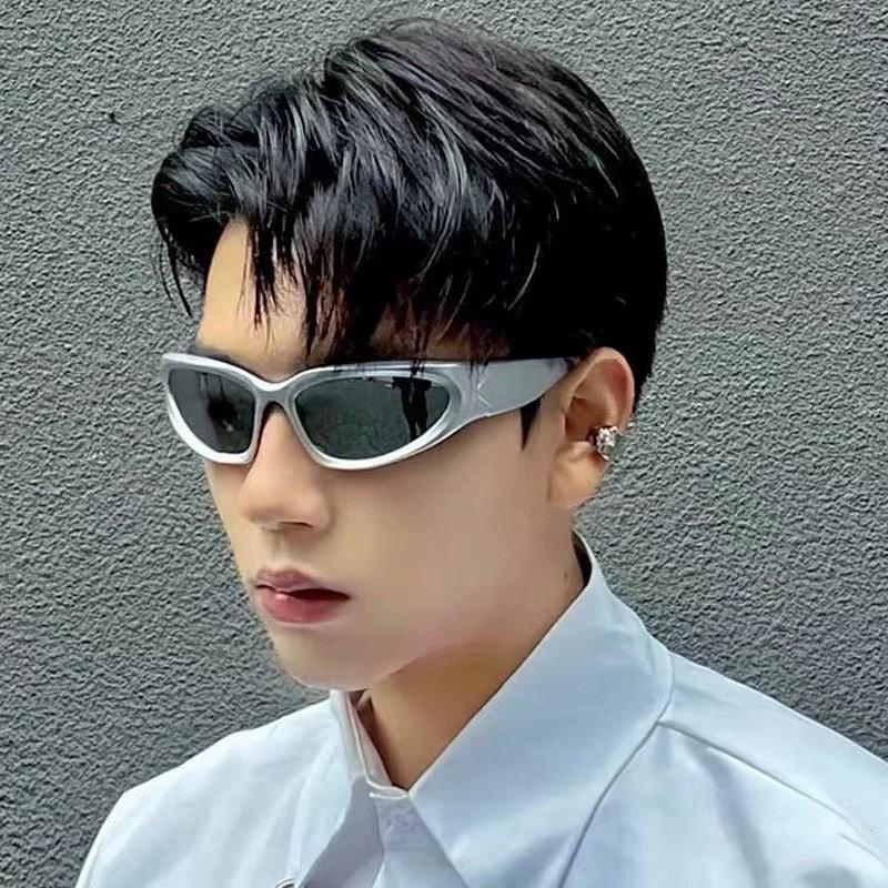 1Pc Trendy Designedsunglasses Women Men Outdoor Cycling Sports Uv400 Sunglass Vintage Sun Glasses