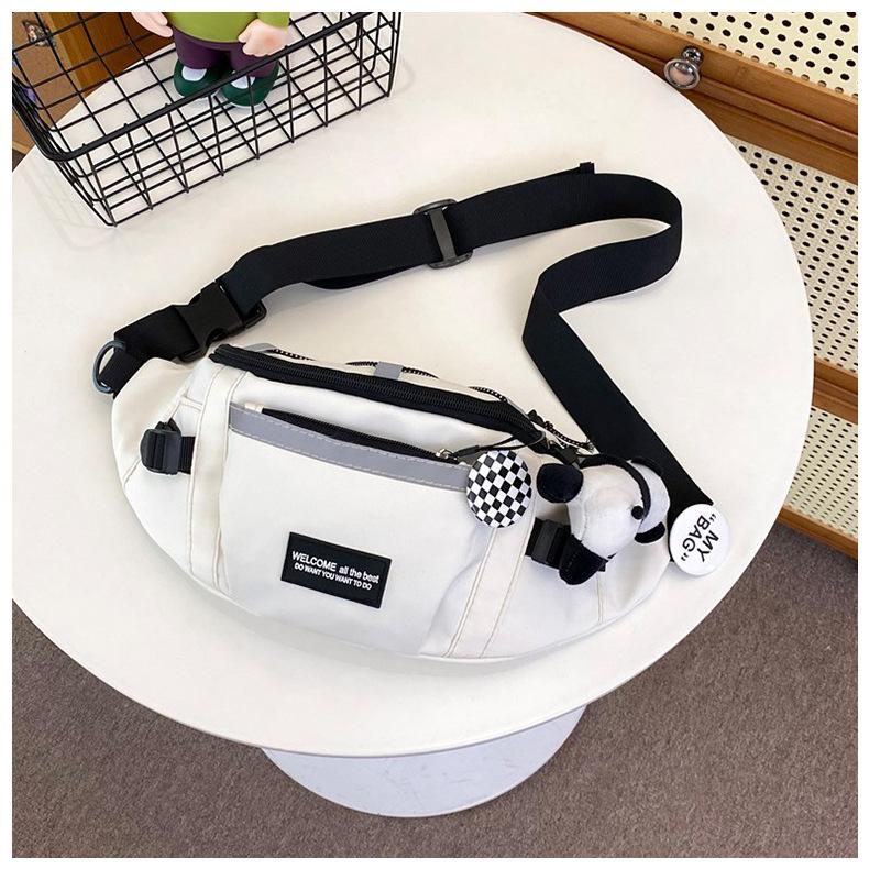 Unisex Chest Bag Simple Storage Bag Lightweight Travel Small Backpack Crossbody Bag Fashion Casual Single Should Bags
