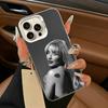 Coque de téléphone Singer S-Sabrina C-Carpenter Pour iPhone 17,16,15,14,13,12,11 Plus,Pro Max,XS,Blanc Argenté coque de téléphone
