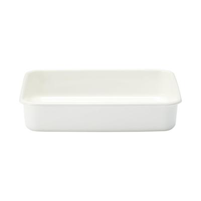 Large Enamel Storage Container Selectable MDP13A3S (with Lid)