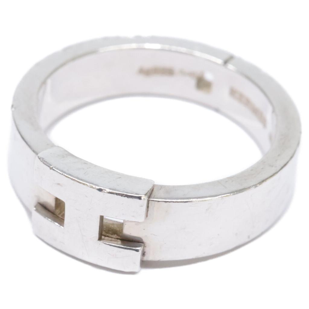 HERMES Ag925 Hercules Ring ring 52 SilverUsed