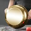 Stainless Steel Large Capacity Bowl, Suitable for Mixing Dough, Cleaning Vegetables, Stirring Salads, Easy To Clean