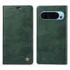 Premium Leather Strong Magnetic Phone Case for Google Pixel 9 Pro Pixel 8 8 Pro 9A 8A 7A Pixel 6 6A Pro Kickstand Wallet Case with Card Slots