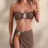 Damen Bikini Dreiteiler aus Polyester für Schwimmen und Wassersport