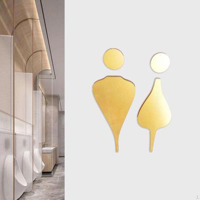 3D Restroom Sign, Symbols, Signage, Identification Door
