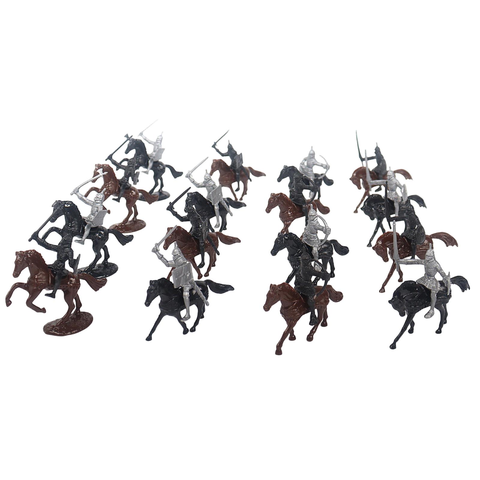 

Soldier Figurines, Knight Model Ornaments, Ancient Cavalry War Toy Set One Size