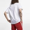 Nike Letter Logo Small Swoosh Casual Short-Sleeve T-Shirt for Men in White