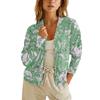Women's Loose Casual Vintage Floral Print Long Sleeve Top Cardigan