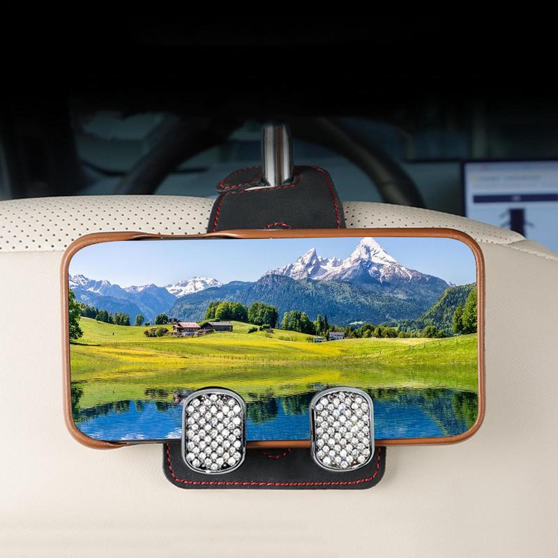 

Car Seat Hooks For Headrest PU Leather Heavy Duty Organizer Vehicle Purse Hooks Backseat Organizer For Purse Hat Handbag Coat CN