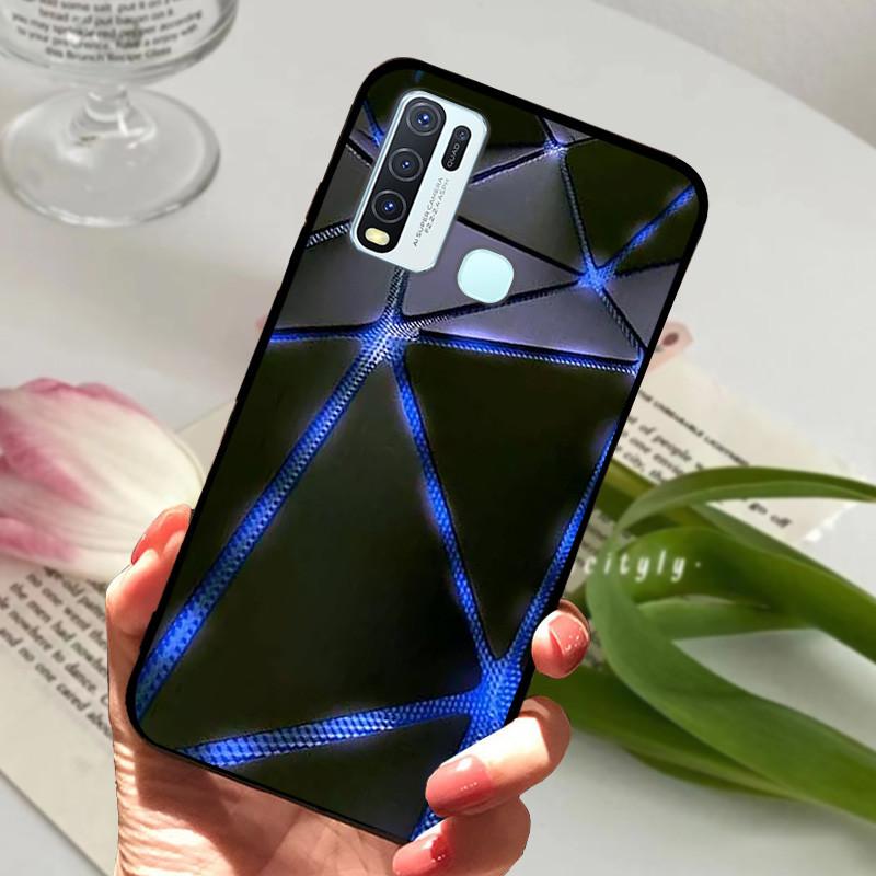 Pro Vivo Y30 1938 Y50 1935 Pouzdro zvířecí Silikonové Měkké TPU Zadní kryty Pro Vivo Y 30 50 Y30 2020 Pouzdro Ochranné Kreslené Funda