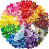 60/120/240pcs Color Round Resin Button 0.7-2.5cm Assorted Sizes for DIY Crafts Sewing & Knitting Projects Household Sewing JXB