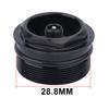   front fork valve nut made of aluminum alloy (approx. 17g), suitable for 34mm inner tube forks, with replaceable valve   +    , suitab