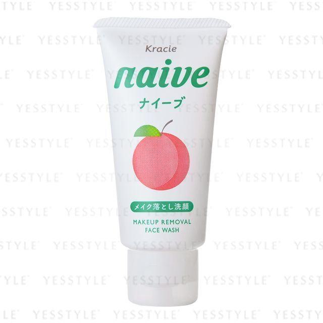 Kracie - Naive Makeup Removal Face Wash 45g Peach Leaf
