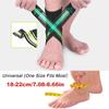 Bracetop 1 Pc Sports Compression Ankle Brace Support Wrap Gym Ankle Sleeves For Plantar Fasciitis Achilles Tendon Minor Sprains