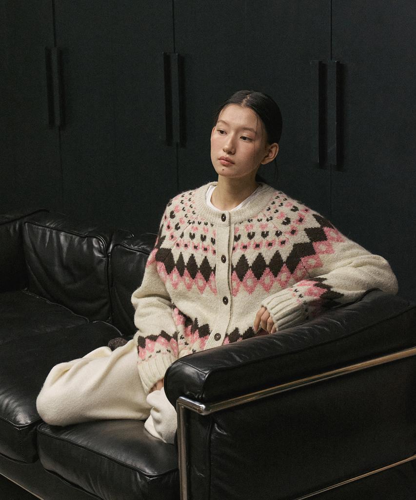 Step Around Nordic Classic Wool Cardigan_Ivory