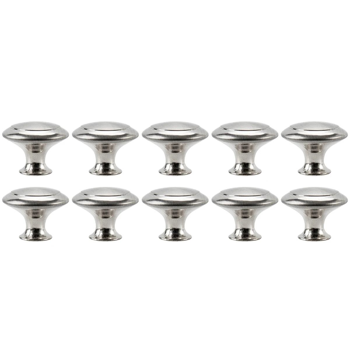 

25/10 шт. круглые ручки для кухонных шкафов, ручки для ящиков из нержавеющей стали для дверцы шкафа, спальни, ванной комнаты, комода