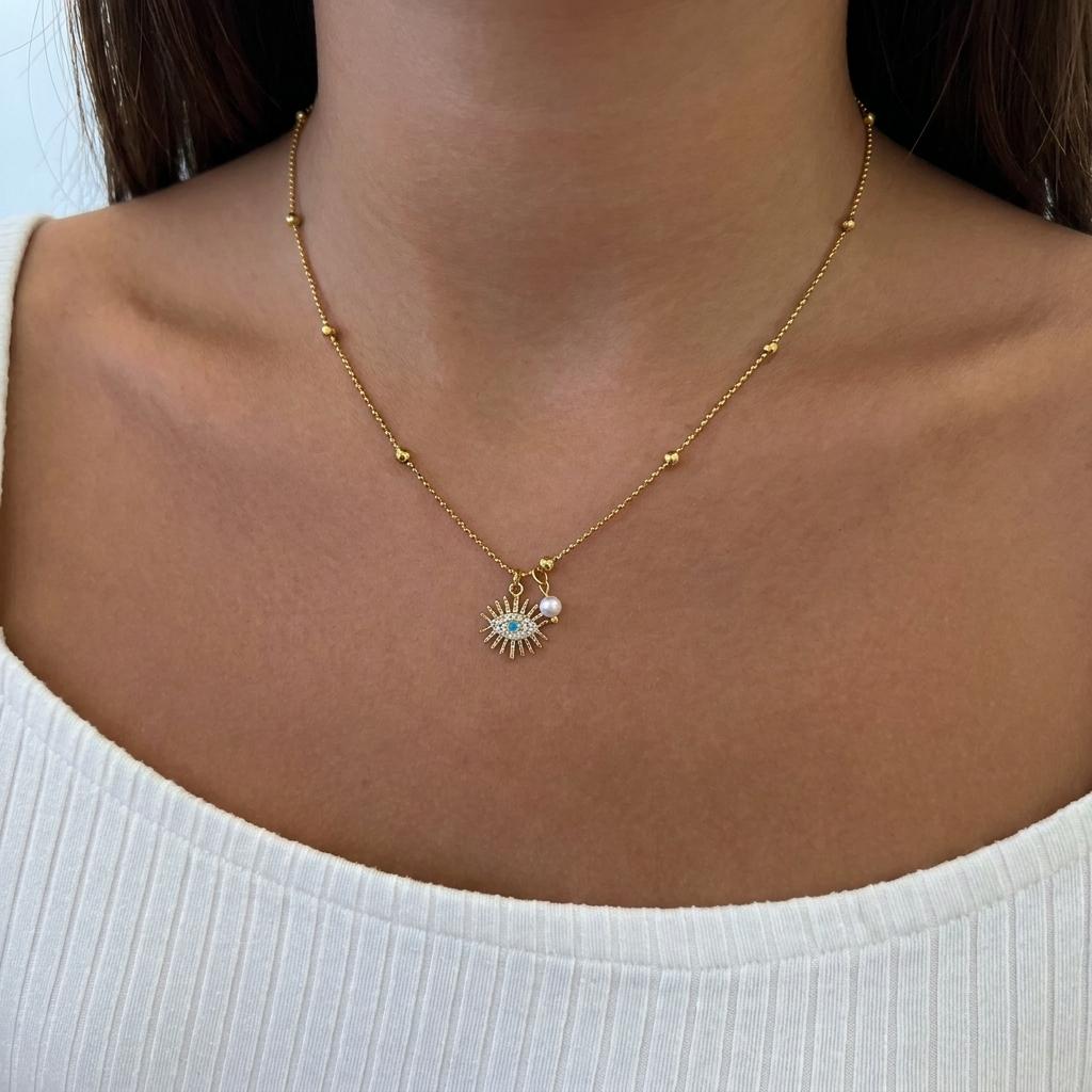 Stainless Steel Double Layer Snake Chain Necklace For Women Gold Plated Zircon Pearl Collarbone Choker Party Minimalist Jewelry
