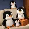 Animal Penguin Plush Doll Stuffed Couple Penguin Doll Creative Fat Penguin Throw Pillow  Kids Gifts