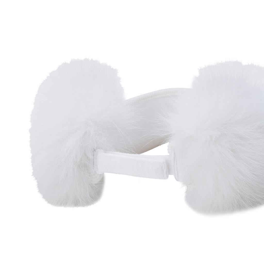 ANEW GOLF (W) Real Fur Snow Winter Visor_Ow