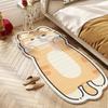 Cute Cat Bath Rug, Irregular Animal Shaped Floor Mat, Soft Absorbent Non Slip Area Carpet for Bath Tub, Shower, Bedroom, Living Room