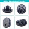 Beautyflier Mixer Bottom Foots for KitchenAid Tilt Head Stand Mixer KSM150 KSM152 KSM154 KSM155 KSM158 KSM160, Sturdy and Durable TPU Replacement