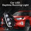LED Fog Lights For Toyota RAV4    DRL Daytime Running Lamps White Yellow Turn Signal Lamp Assembly Car Accessories