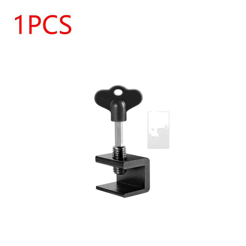 1-10Pcs Anti-theft Door Window Lock Aluminum Alloy Window Lock Stopper Sliding Door Baby Kids Child Safety Doors Lock