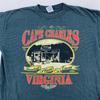 Vintage Cape Charles Virginia General Store Shirt Mens Large Graphic 90s USA
